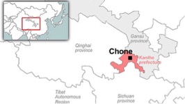 Bezirk Chone in der Provinz Gansu (RFA)